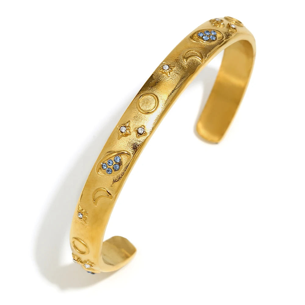 Tarot Card Cuff Bracelet Gold | Silver