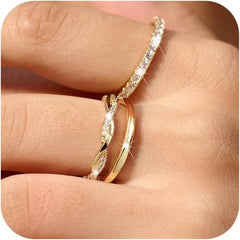 3-Piece Dainty Stackable Rings