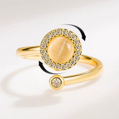 Cat's Eye Spinner Ring