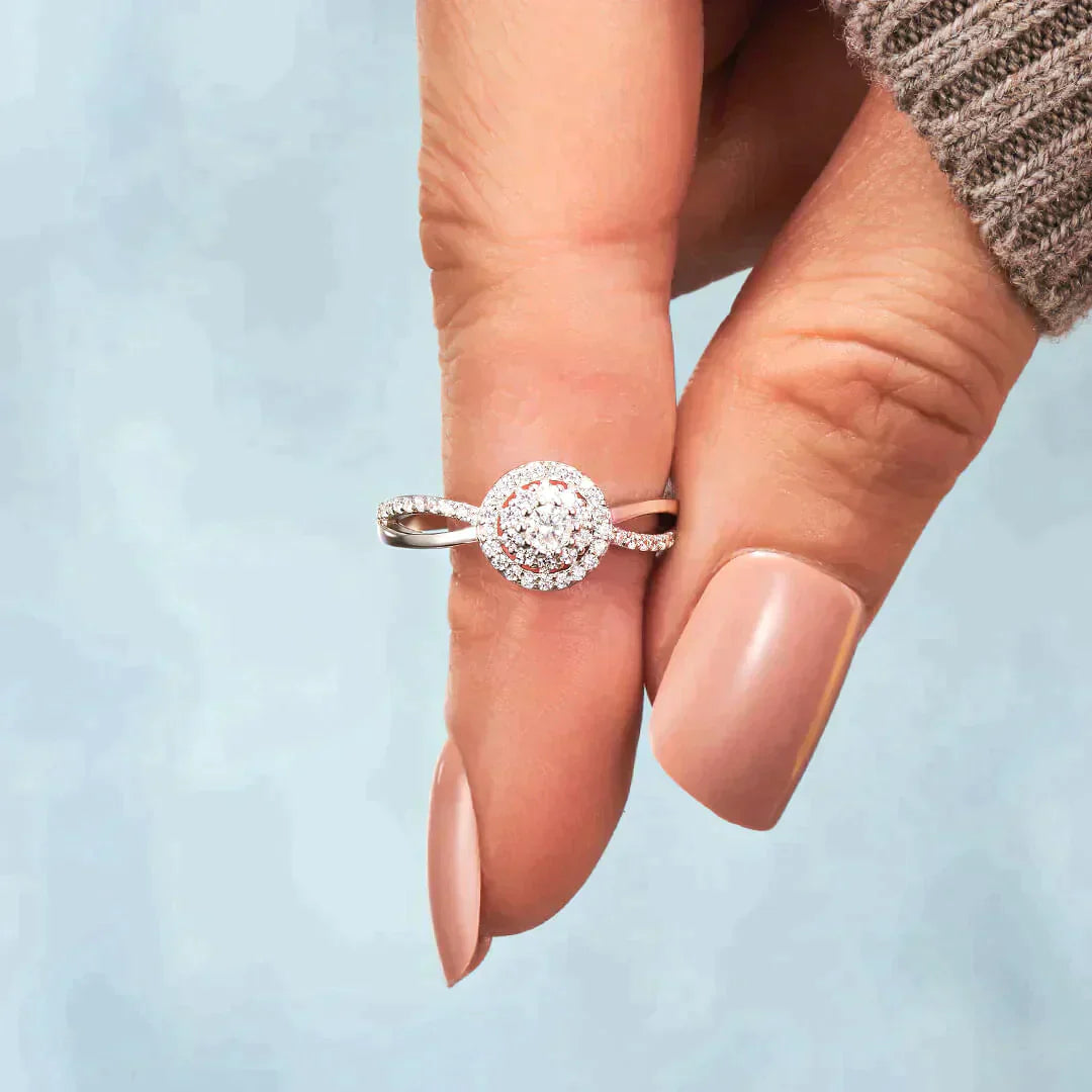Mother & Daughter Forever Circle Ring
