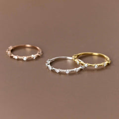 Ultra Thin Floating Eternity Ring