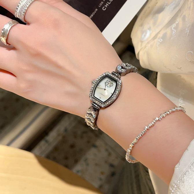 Camellia Crystal Watch | Timeless Elegance