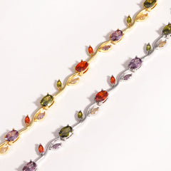 Jewel-Toned Vine Bracelet