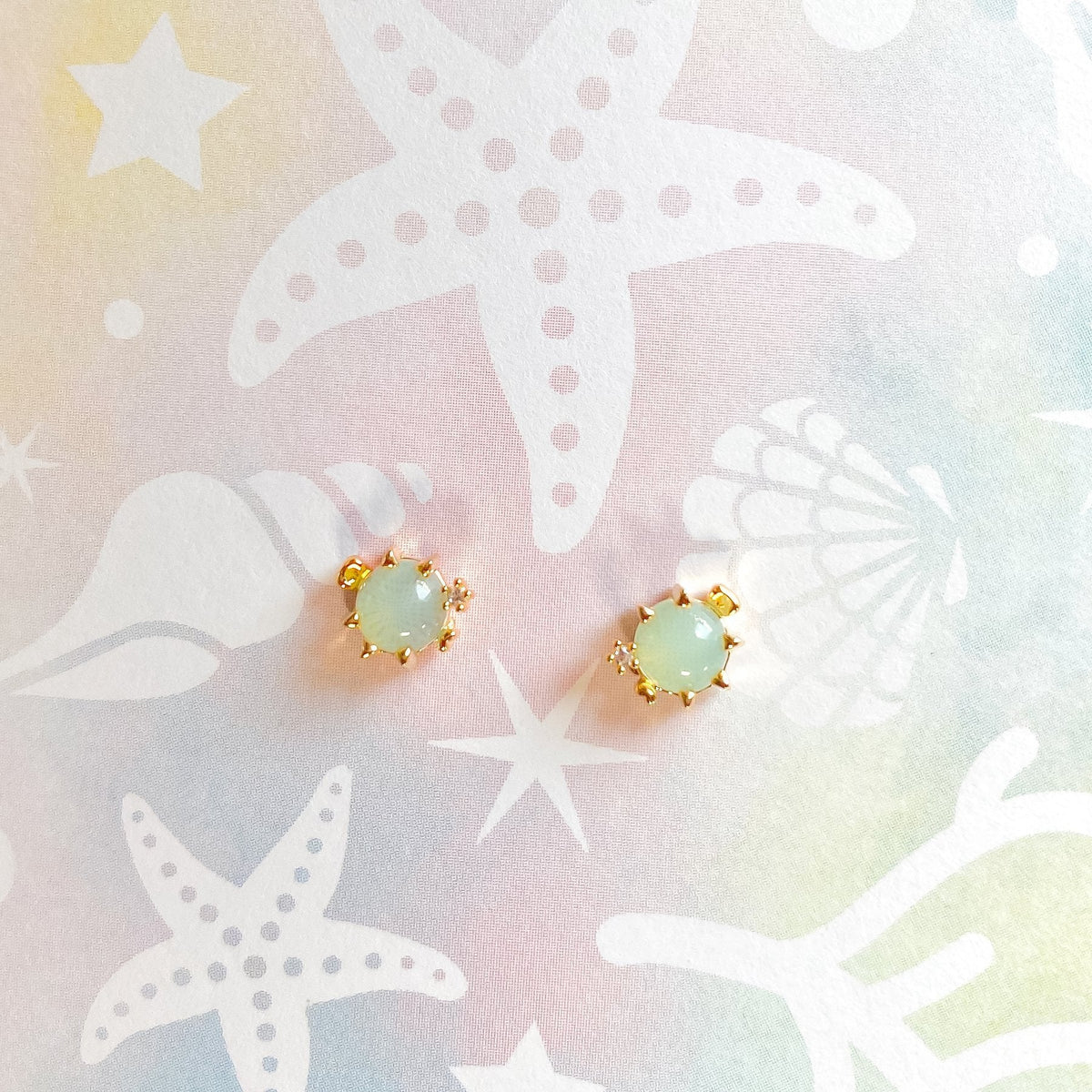 Ocean Design Earrings Set