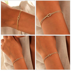 Minimalist Knot Bracelet