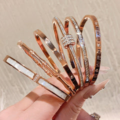 5 Piece Stackable Bangle Set