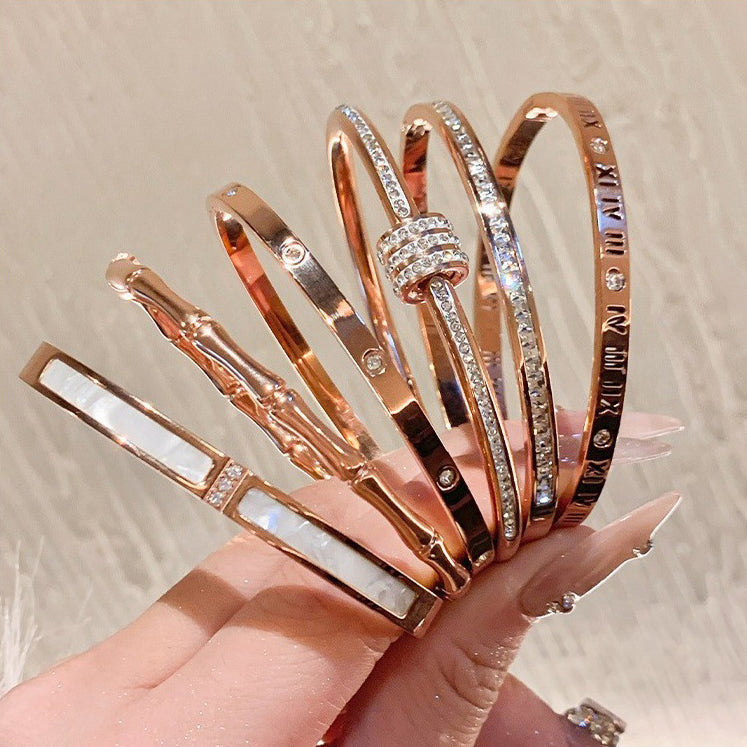 5 Piece Stackable Bangle Set