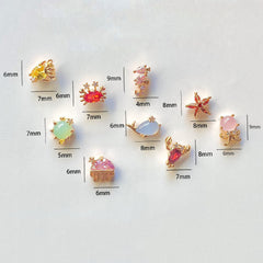 Ocean Design Earrings Set