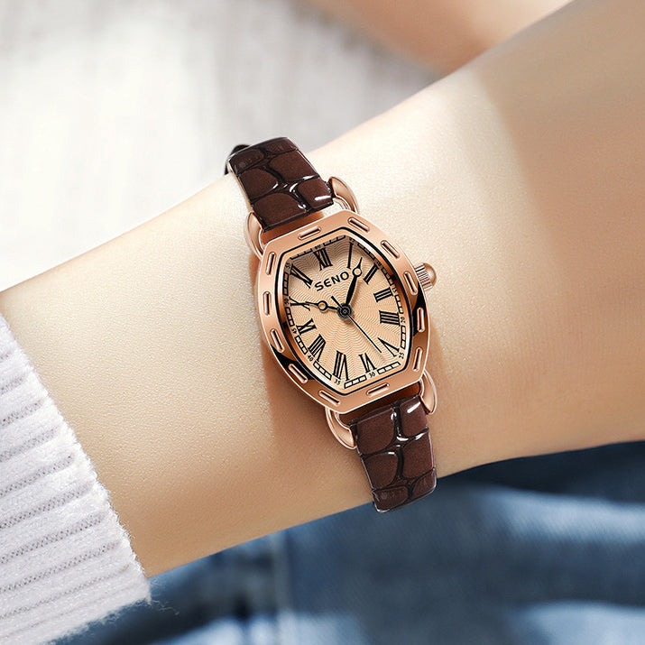 Retro Barrel Bracelet Watch