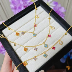 Multicolour Blossom Jewellery Set