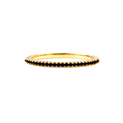 Black Diamond Eternity Stacking Ring
