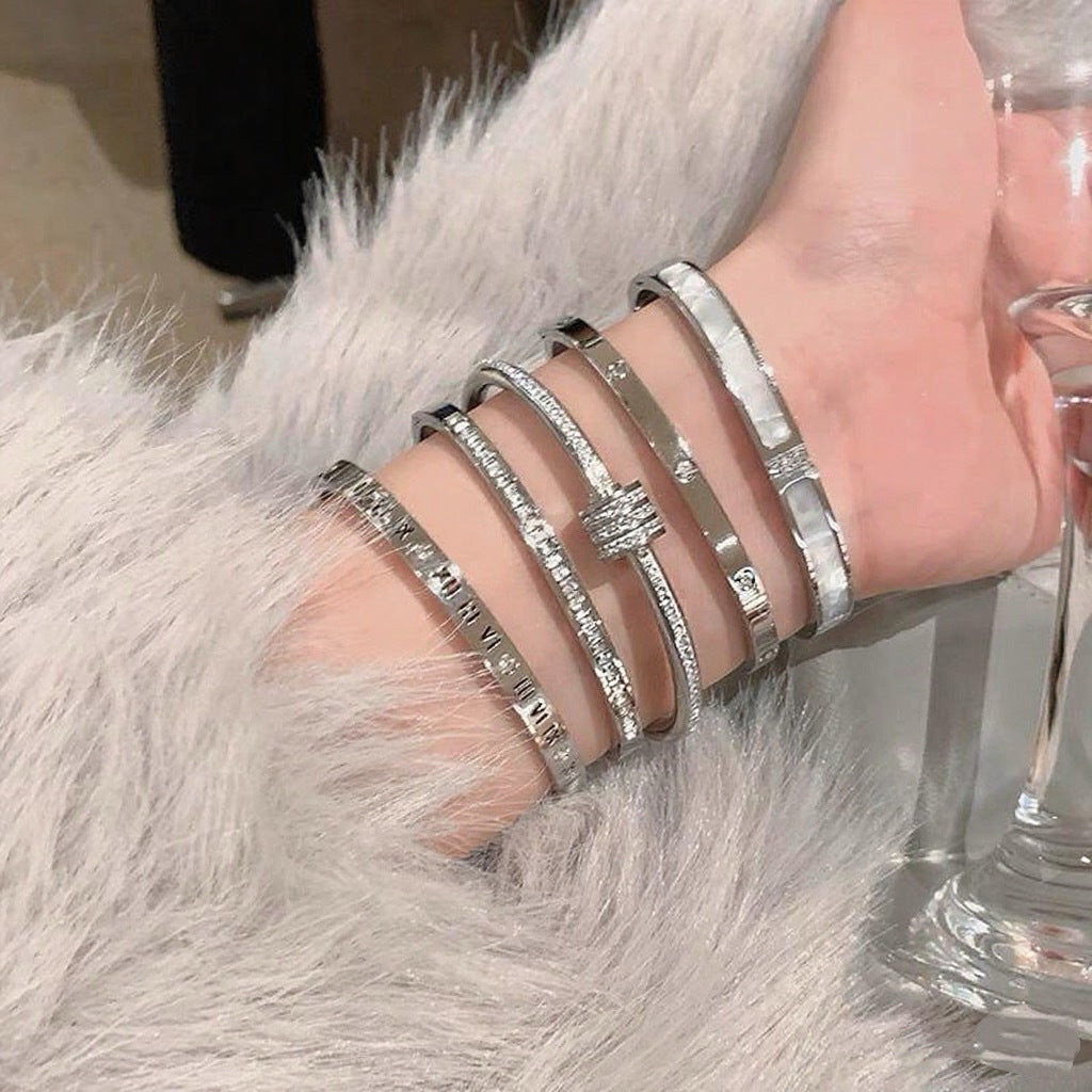 5 Piece Stackable Bangle Set