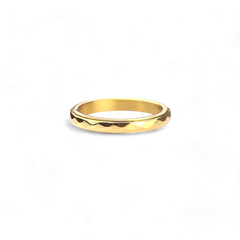 Dainty Hammered Band Spinning Fidget Ring