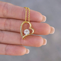To My Future Wife - Forever Love Necklace - Gold