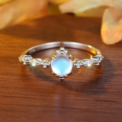 Moonstone Open Ring