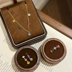 Multicolour Blossom Jewellery Set