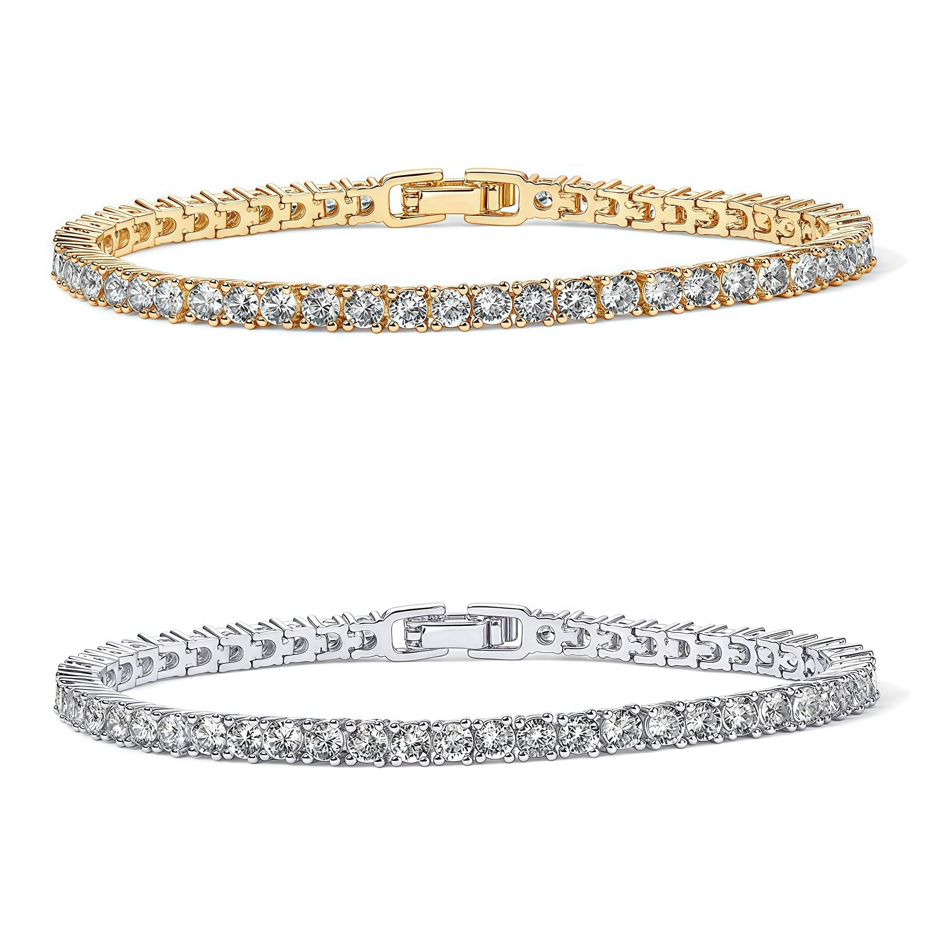 3mm Cubic Zirconia Tennis Bracelet