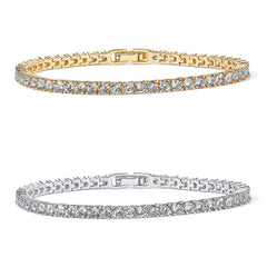 3mm Cubic Zirconia Tennis Bracelet