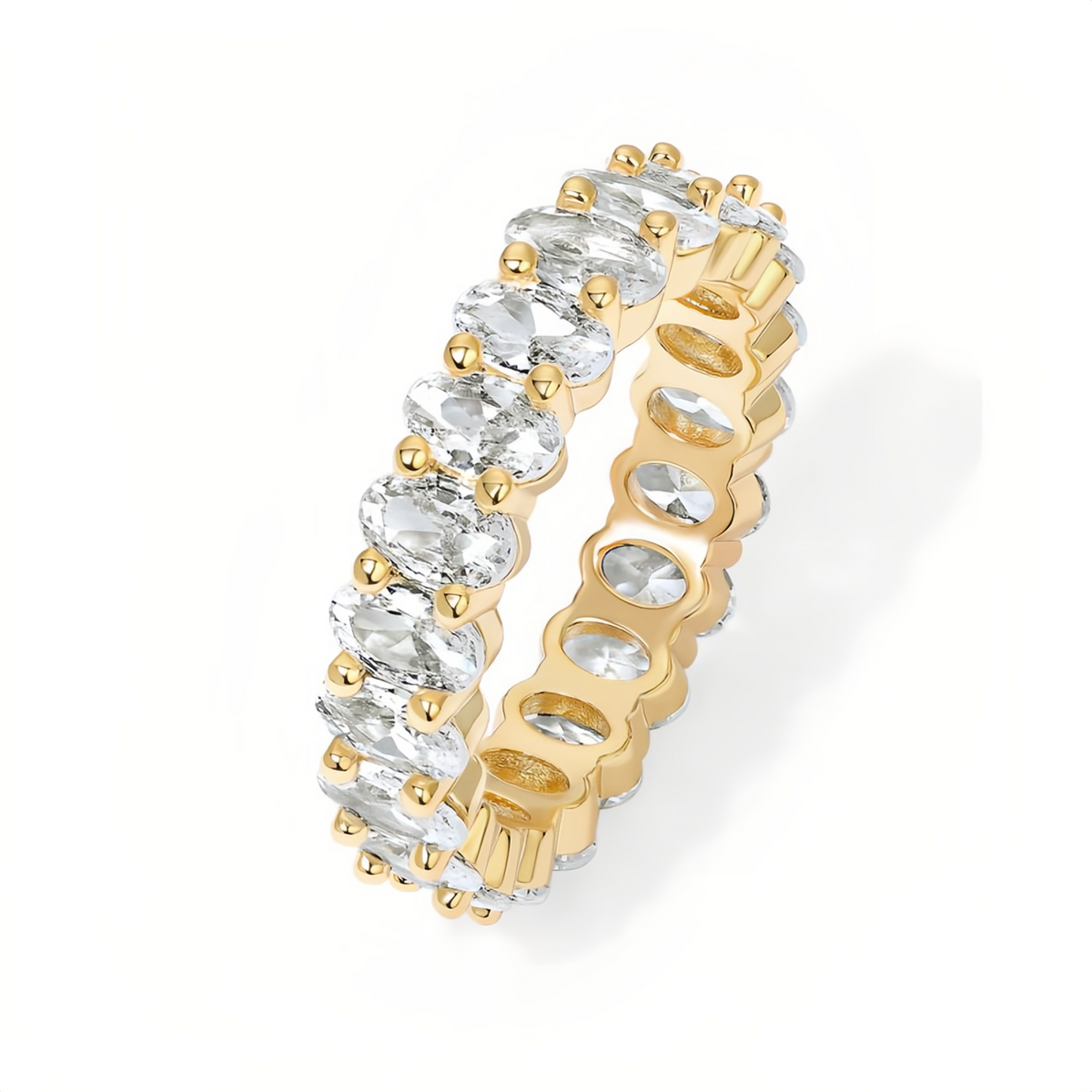 Oval CZ Ring