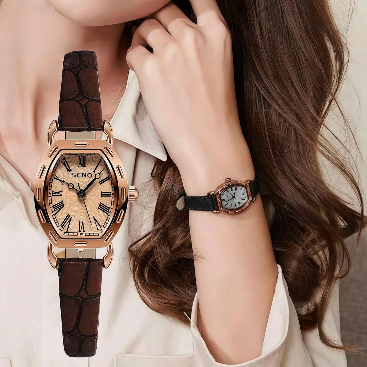 Retro Barrel Bracelet Watch