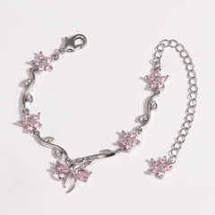 Crystal Bow Bracelet