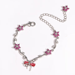 Crystal Bow Bracelet