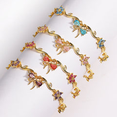 Crystal Bow Bracelet