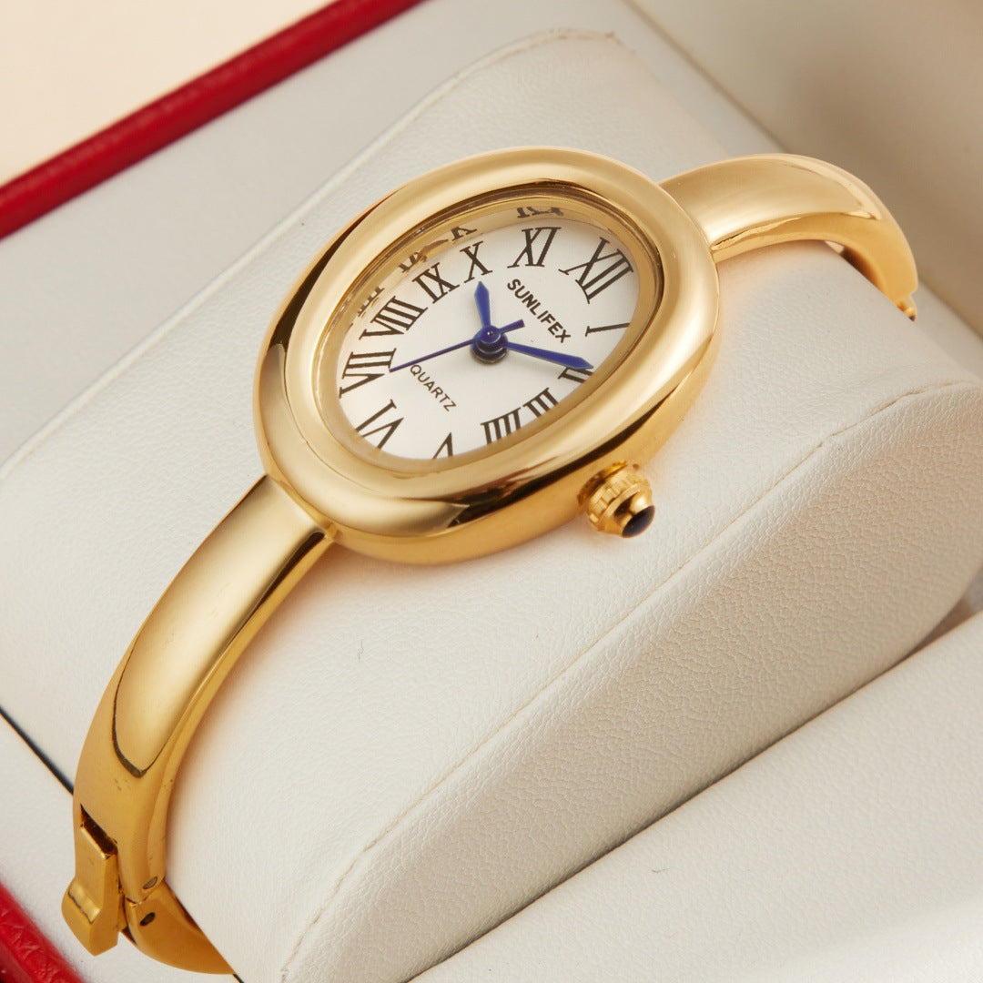 Oval Vintage Bracelet Watch