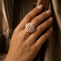 Bush - Inlaid Pearls Ring
