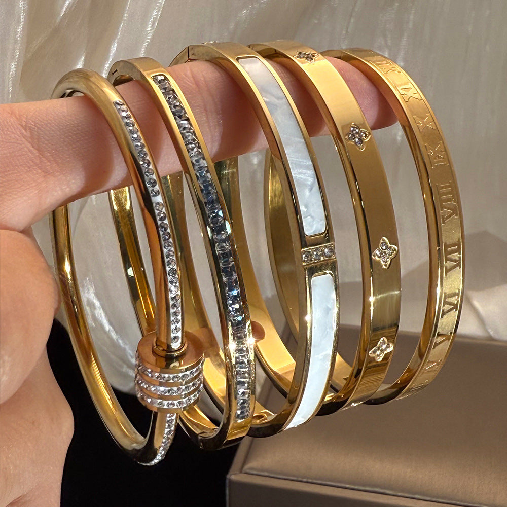 5 Piece Stackable Bangle Set