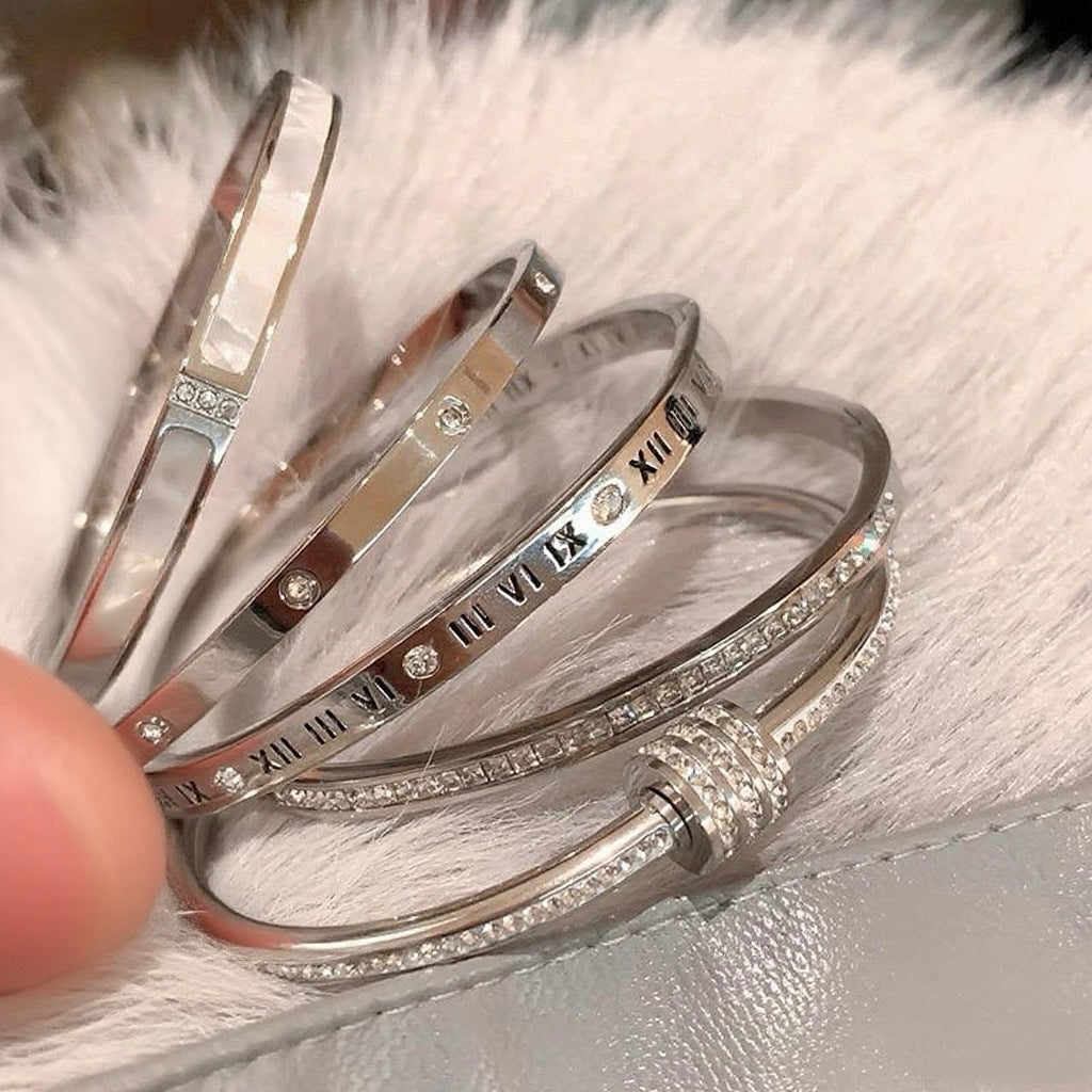 5 Piece Stackable Bangle Set