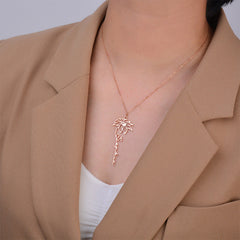 Personalised Birth Flower Necklace