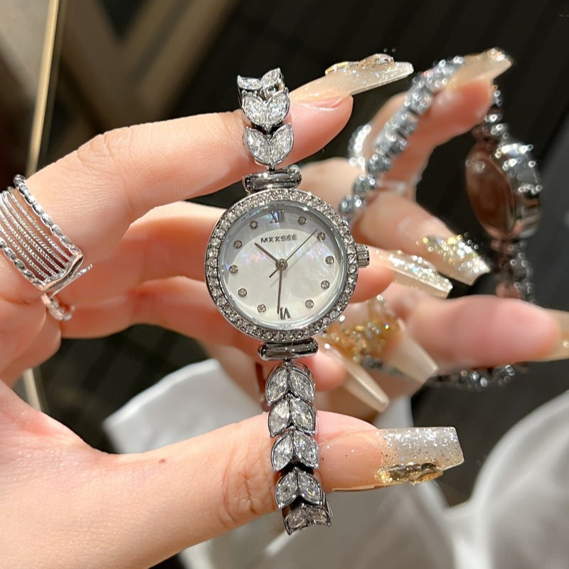 Water-Resistant Mermaid Crystal Watch