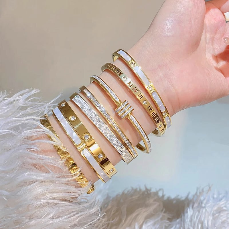 5 Piece Stackable Bangle Set