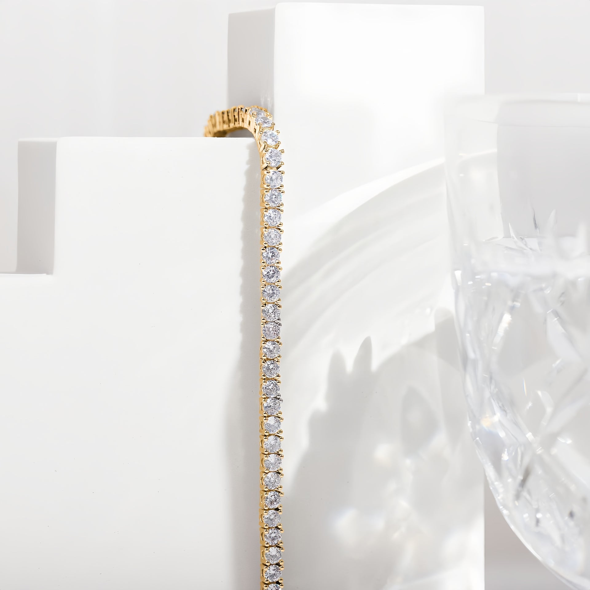 3mm Cubic Zirconia Tennis Bracelet