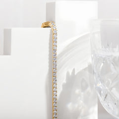 3mm Cubic Zirconia Tennis Bracelet