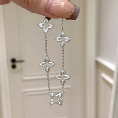 Four-Leaf Clover Brushed Bracelet