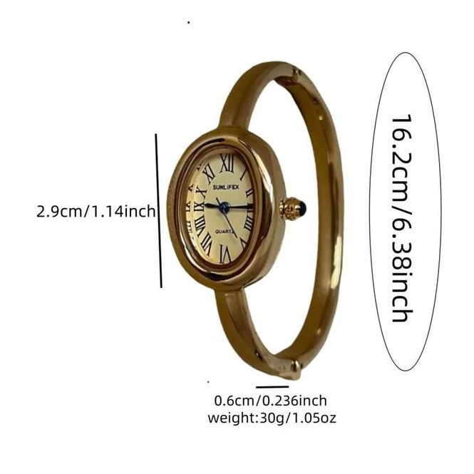 Oval Vintage Bracelet Watch
