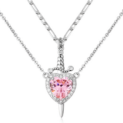 Heart & Dagger 2-Piece Necklace