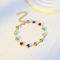 Unique Heart-Shaped Bracelet