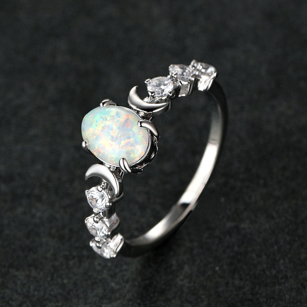 Synthetic Opal Ring