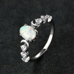 Synthetic Opal Ring