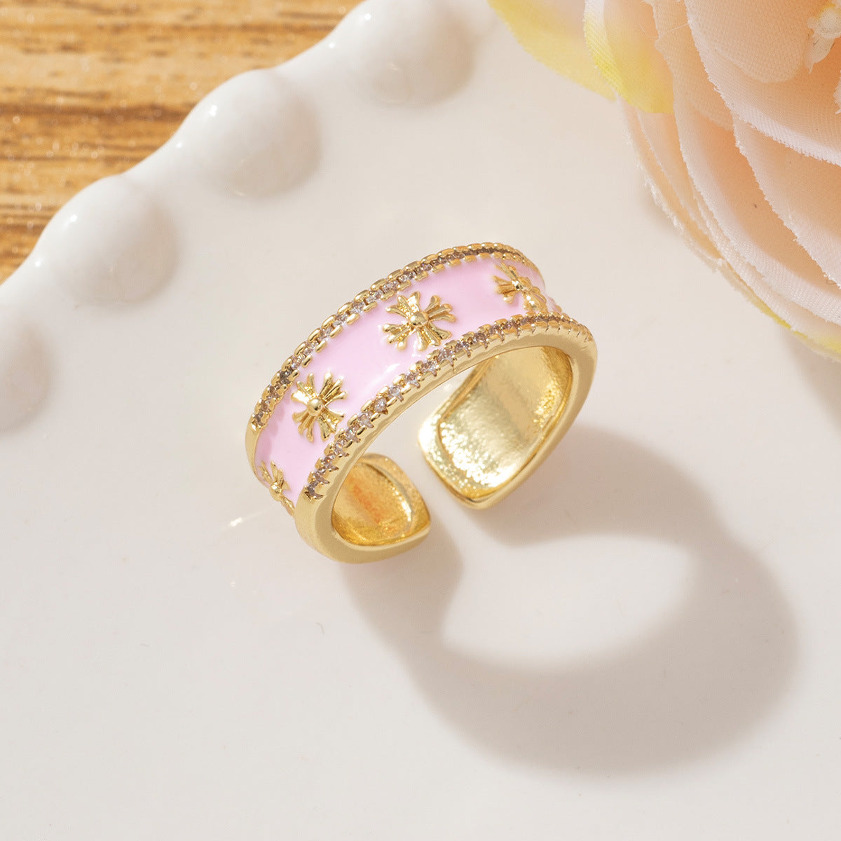2-Piece Cross Stackable Ring Set