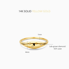 Diamond Dome Ring