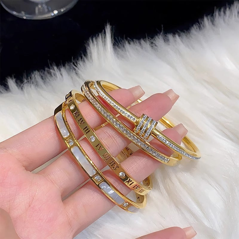 5 Piece Stackable Bangle Set