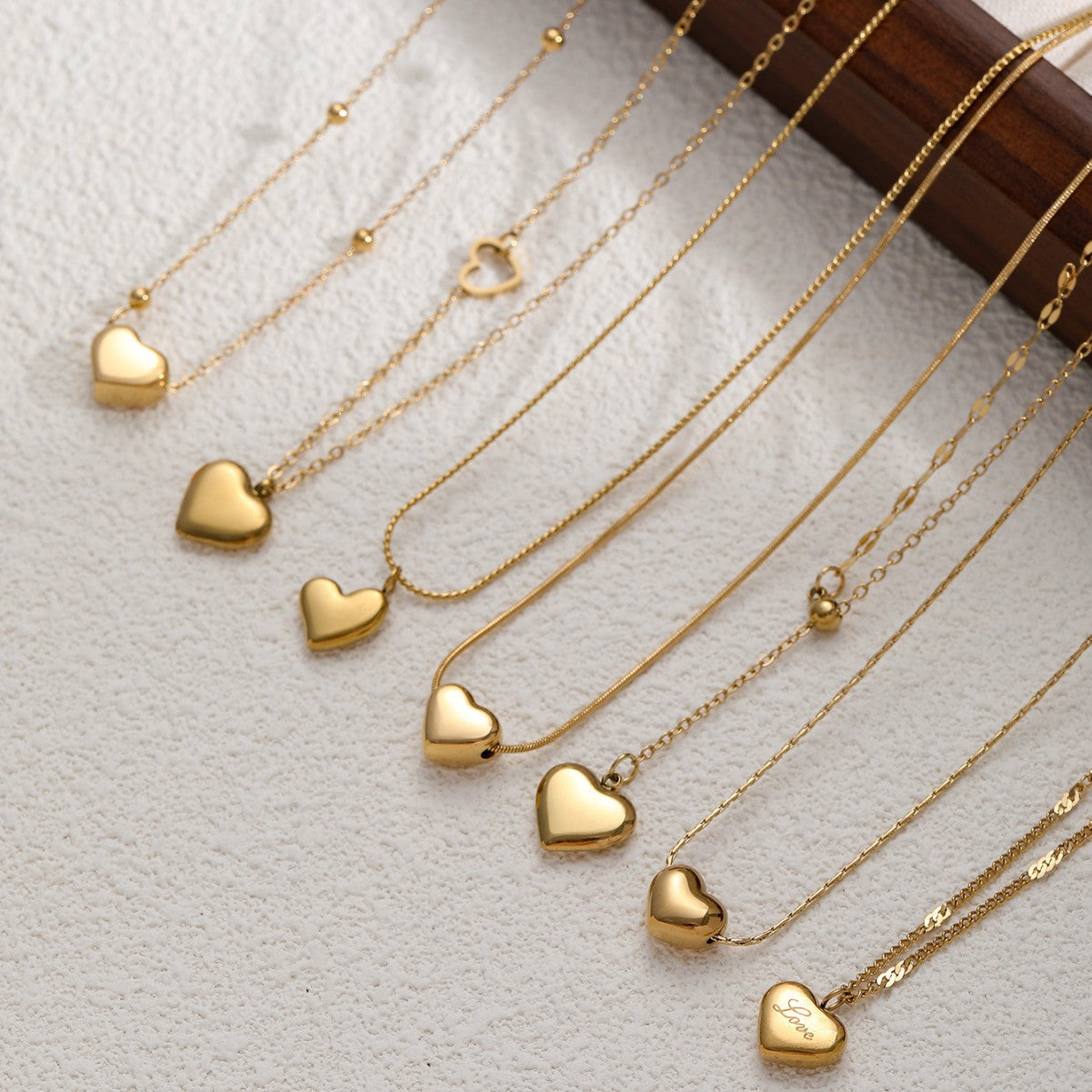 Heart Pendant Choker Necklace