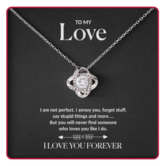 To my Soulmate - Real rose necklace + Silver bracelet + silver earrings