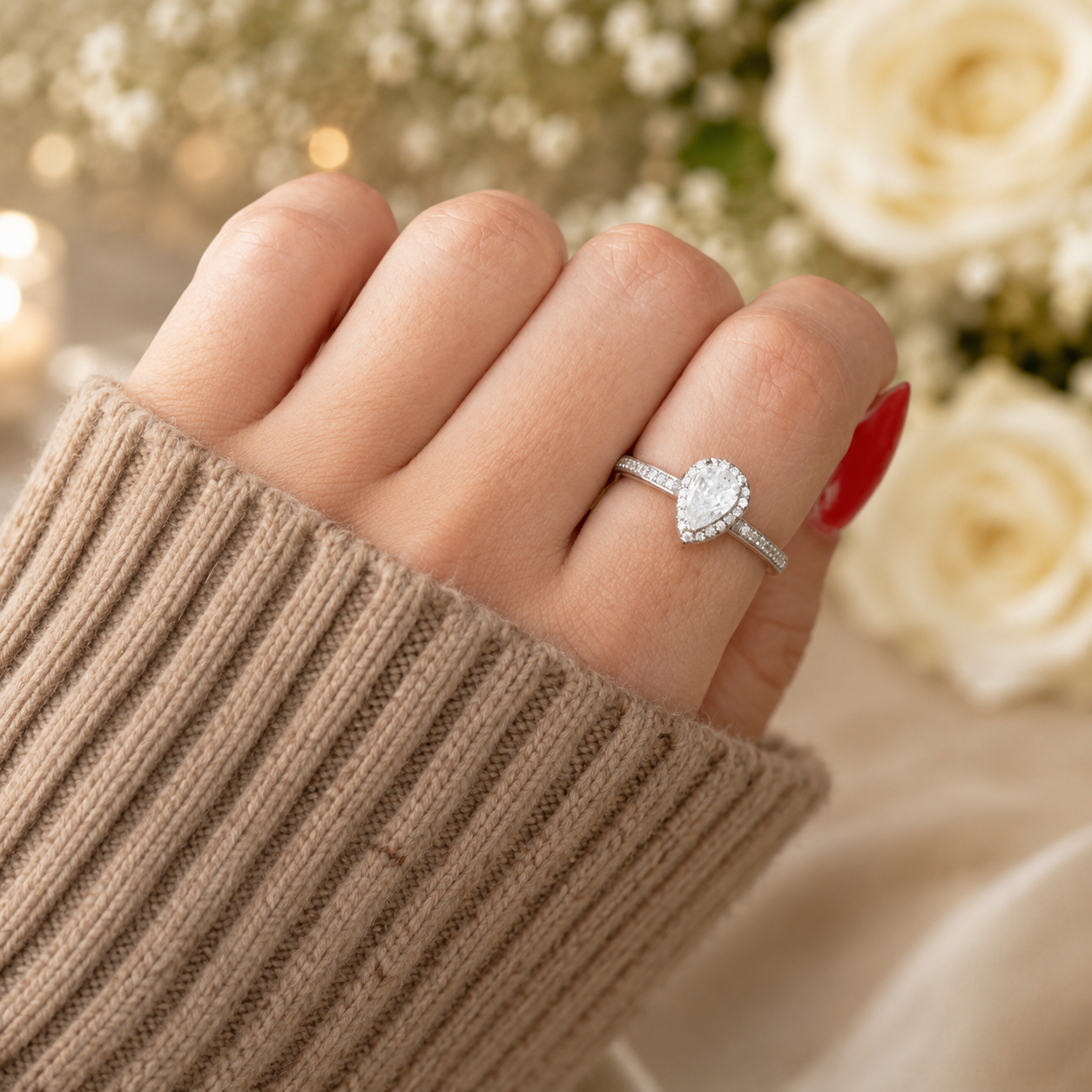 A Tear From Heaven Ring