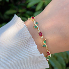 Jewel-Toned Vine Bracelet