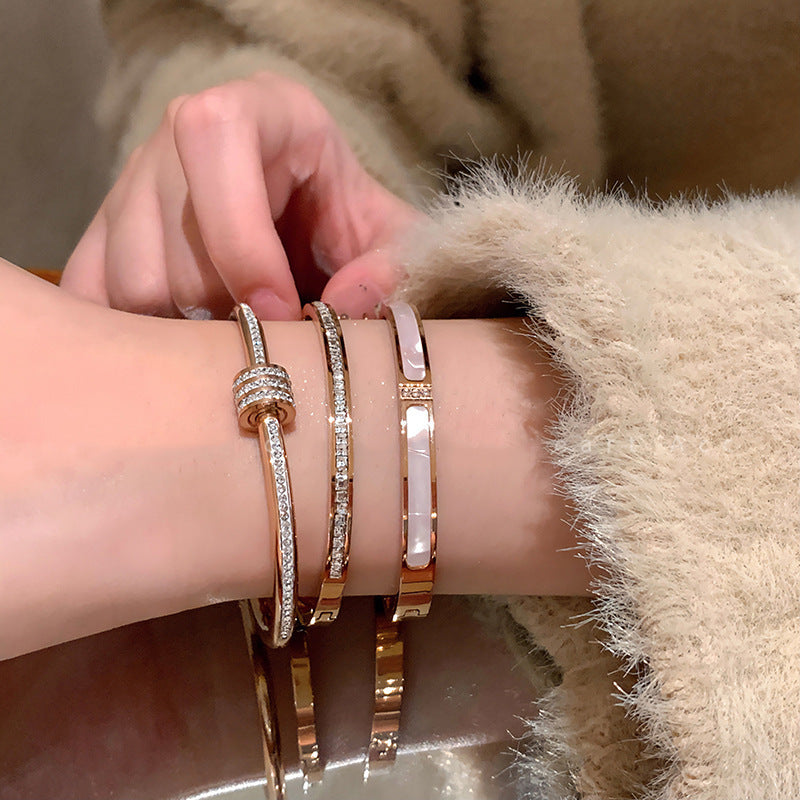 5 Piece Stackable Bangle Set